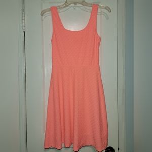 Peach sleeveless dress